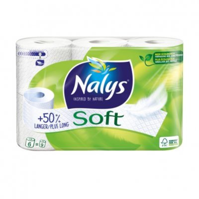Nalys Soft toiletpapier 6=9 Maxirol
